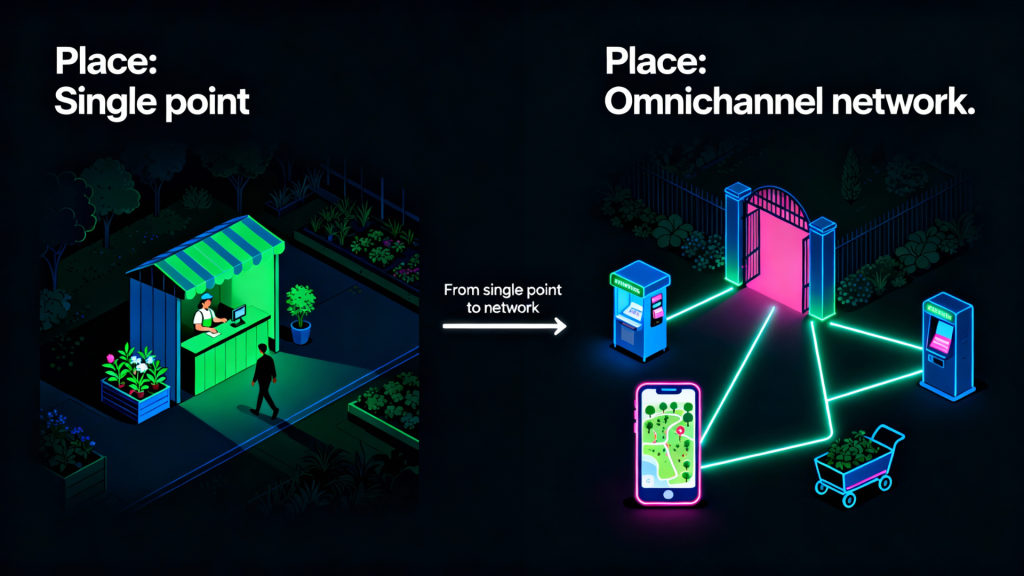 Place: Từ Kênh phân phối đến Điểm tiếp cận Toàn kênh (Omni-channel) (Nguồn: Lammardecoc.com)