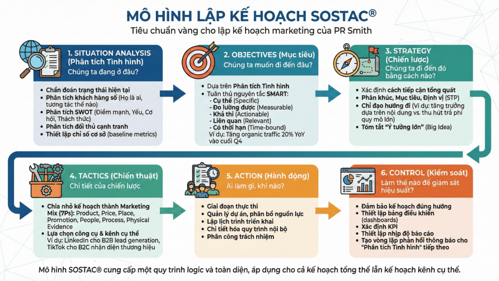 Mô hình SOSTAC (Nguồn: lammardecoc.com)