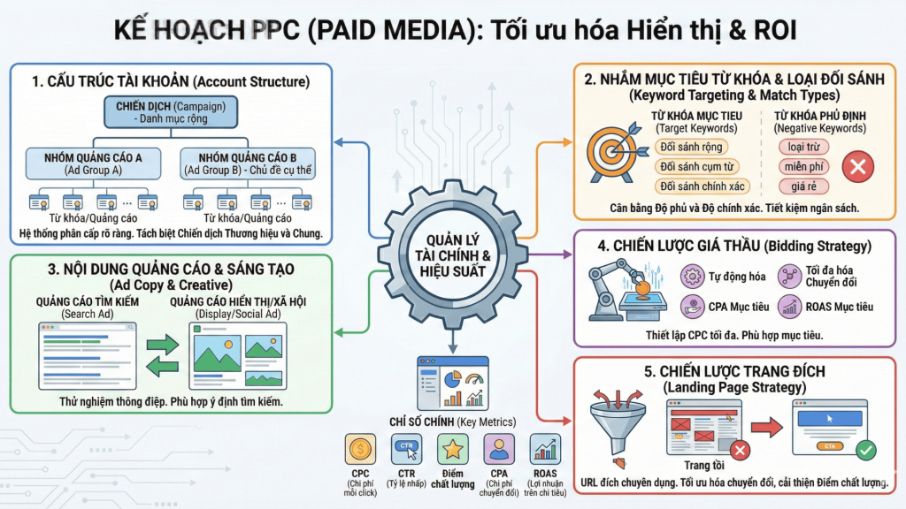 Kế hoạch paid media (Nguồn: Lammardecoc.com)