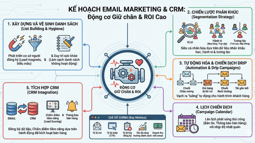 Kế hoạch Email Marketing (Nguồn: lammardecoc.com)